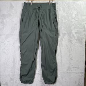 Lululemon Dance Studio Mid Rise Pants Tall Size 10 Green Athletic Full Length